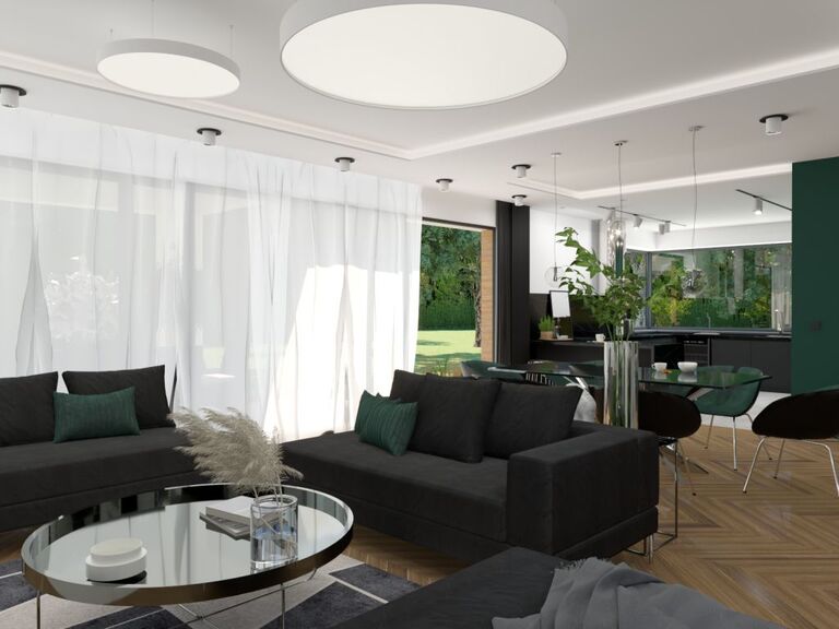 Salon, jadalnia, kuchnia