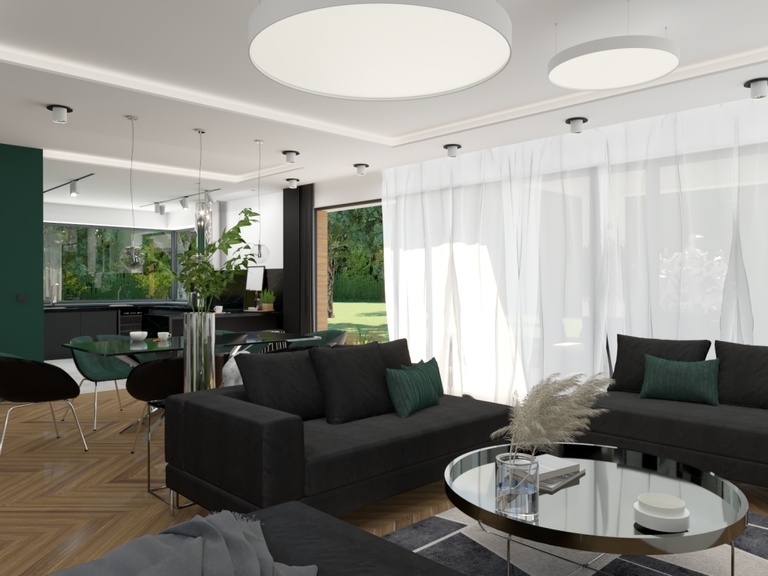 Salon, jadalnia, kuchnia