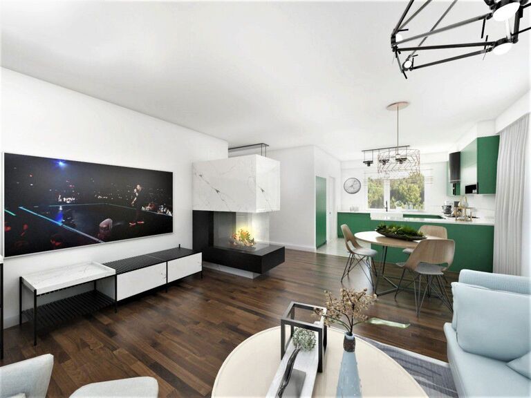 Salon, jadalnia, kuchnia