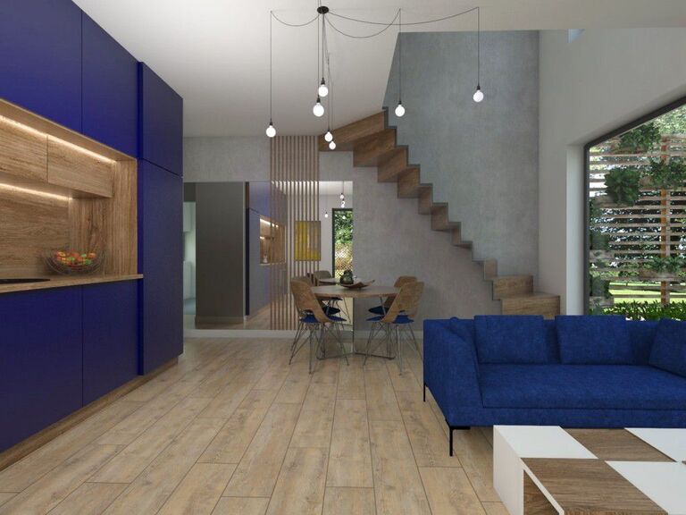 Kuchnia, jadalnia, salon