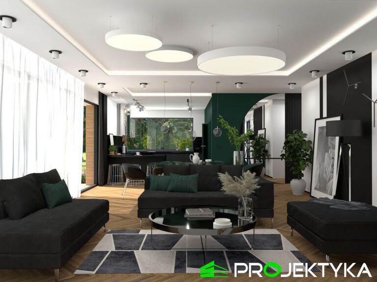 Salon, jadalnia, kuchnia