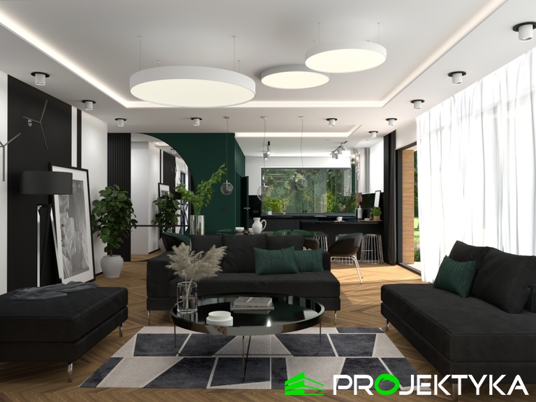 Salon, jadalnia, kuchnia