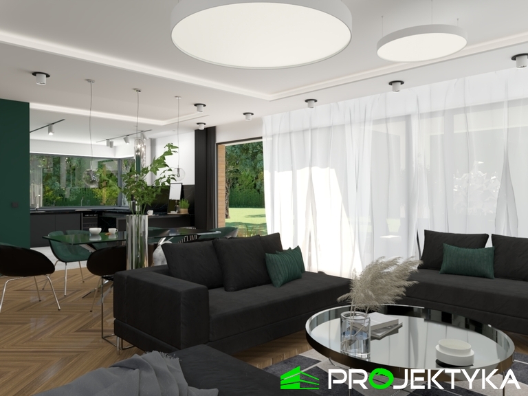 Salon, jadalnia, kuchnia