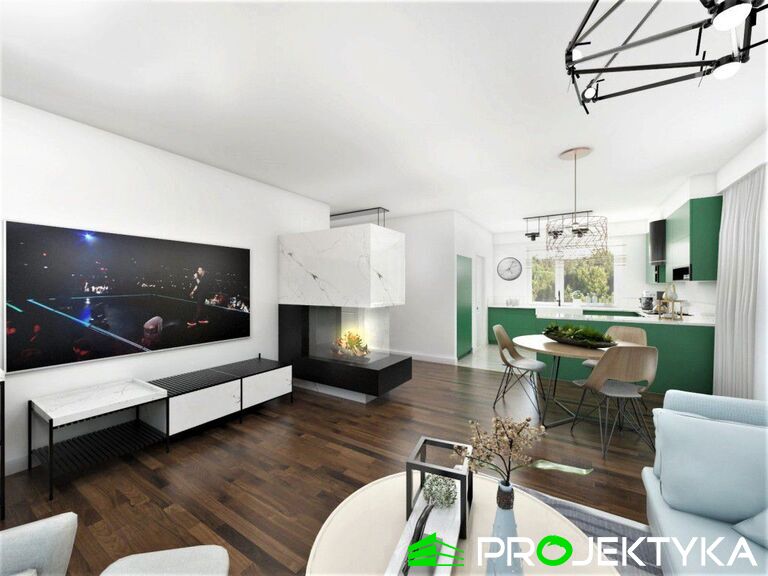 Salon, jadalnia, kuchnia